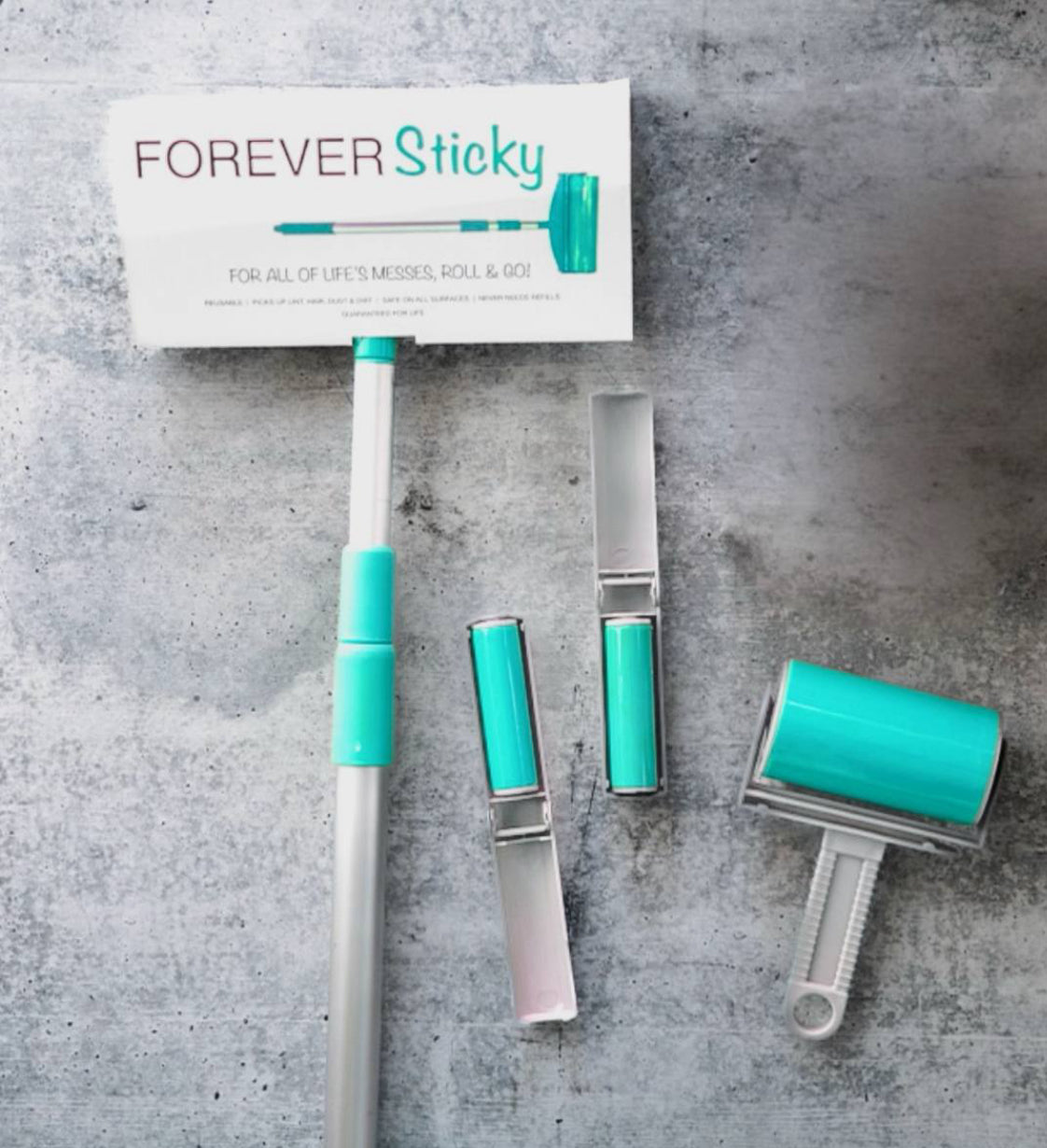 Forever Sticky Complete 4-Piece Roller Set